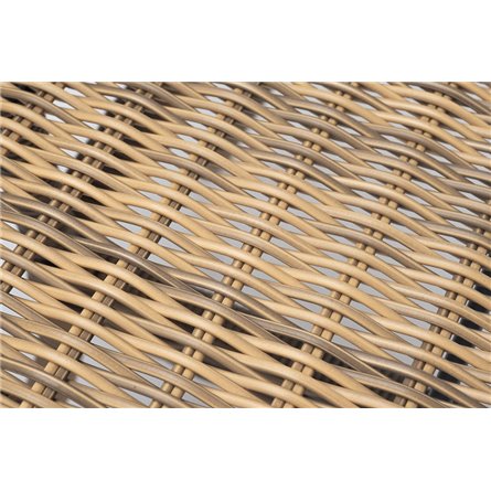 "Латте" плетеный стол из искусственного ротанга 140х80см, цвет соломенный