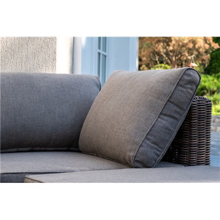 "Капри" трансформирующаяся лаунж-зона из искусственного ротанга, цвет коричневый