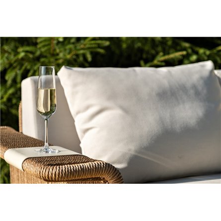 "Мальдивы" трансформирующаяся лаунж-зона из искусственного ротанга, цвет соломенный