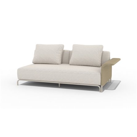 "Мальдивы" трансформирующаяся лаунж-зона из искусственного ротанга, цвет соломенный