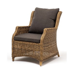 "Неаполь" плетеный стул из искусственного ротанга, цвет коричневый