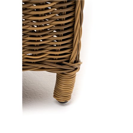 "Неаполь" плетеный стул из искусственного ротанга, цвет коричневый