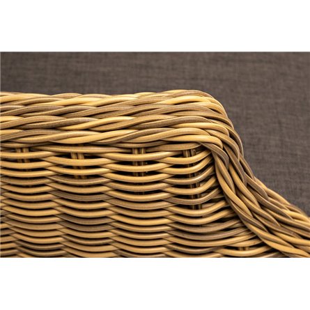 "Неаполь" плетеный стул из искусственного ротанга, цвет соломенный