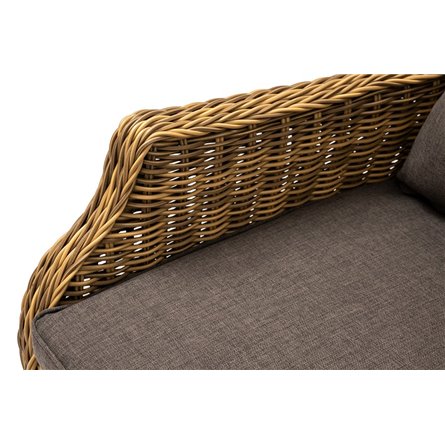 "Неаполь" плетеный стул из искусственного ротанга, цвет соломенный