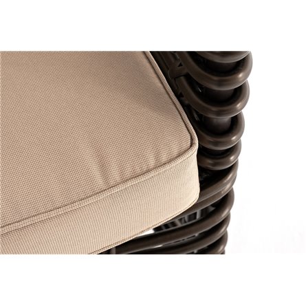 "Ницца" кресло из искусственного ротанга, цвет бронзовый