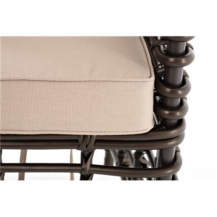 "Ницца" кресло из искусственного ротанга, цвет бронзовый