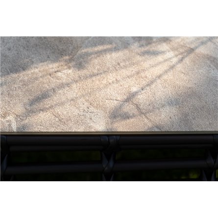 "Ницца" лаунж-зона из искусственного ротанга, цвет бронзовый