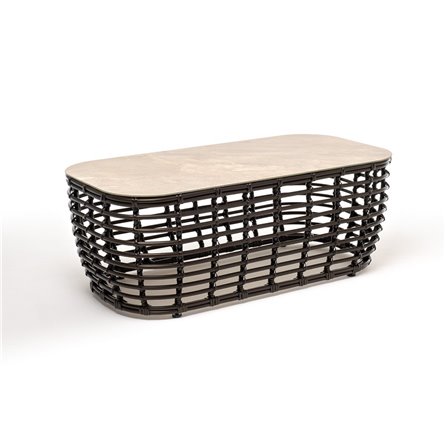 "Ницца" журнальный столик из искусственного ротанга, цвет бронзовый