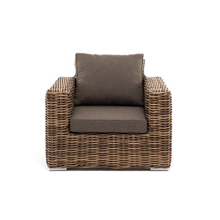 "Палермо" кресло из искусственного ротанга, цвет соломенный