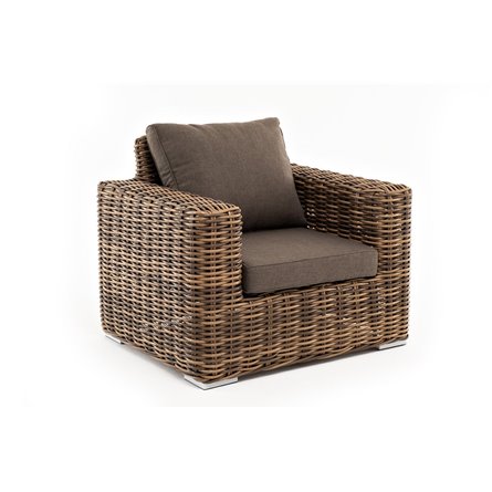 "Палермо" кресло из искусственного ротанга, цвет соломенный