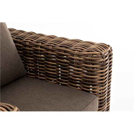 "Палермо" кресло из искусственного ротанга, цвет соломенный