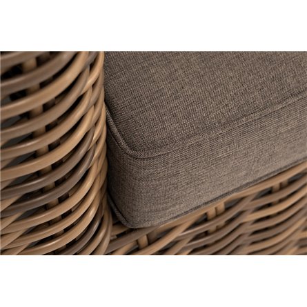 "Палермо" кресло из искусственного ротанга, цвет соломенный