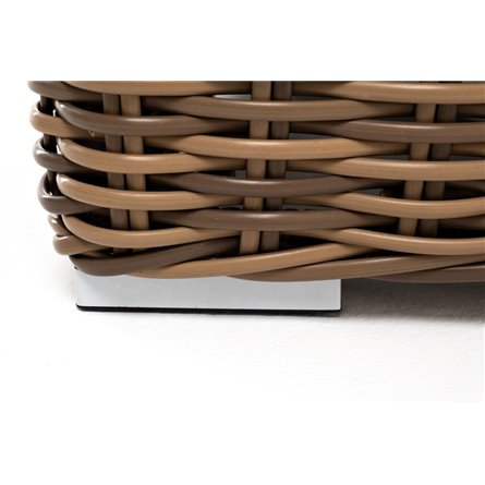 "Палермо" кресло из искусственного ротанга, цвет соломенный