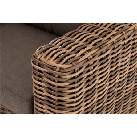 "Палермо" кресло из искусственного ротанга, цвет соломенный