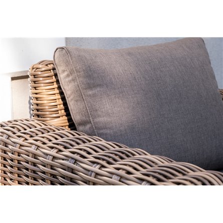 "Палермо" лаунж-зона из искусственного ротанга, цвет соломенный