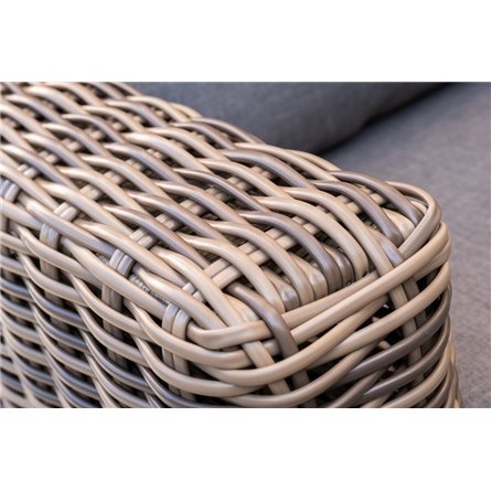 "Палермо" лаунж-зона из искусственного ротанга, цвет соломенный