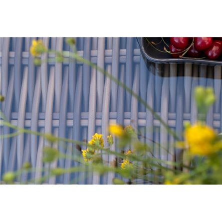 "Палермо" лаунж-зона из искусственного ротанга, цвет соломенный