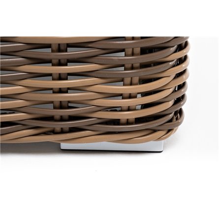 "Палермо" журнальный столик из искусственного ротанга, цвет соломенный