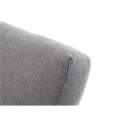 "Париж" модуль диванный алюминиевый угловой, цвет серый