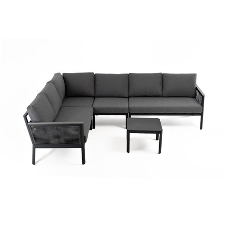 "Париж" модульная лаунж-зона садовая, цвет серый