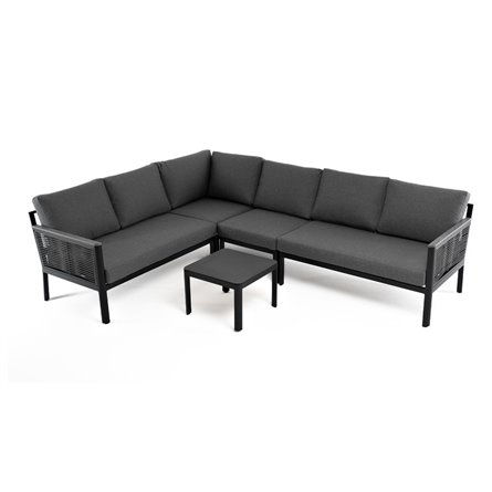 "Париж" модульная лаунж-зона садовая, цвет серый