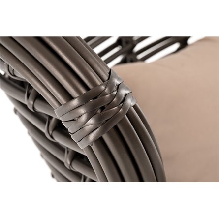 "Парма" кресло из искусственного ротанга, цвет бронзовый