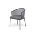 "Прометей" стул, каркас из стали темно-серый (RAL7024) муар, ткань темно-серая 027