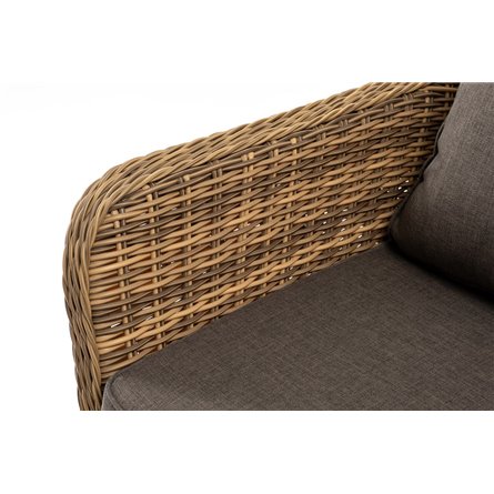 "Прованс" диван из искусственного ротанга трехместный, цвет соломенный