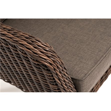 "Прованс" кресло из искусственного ротанга, цвет коричневый