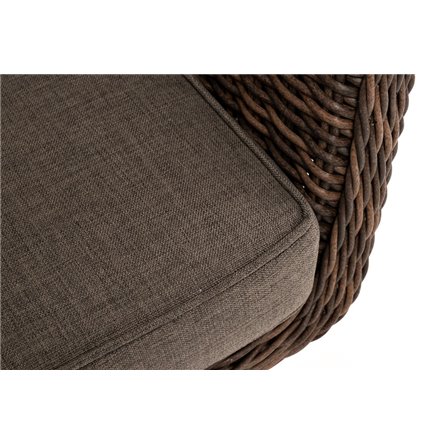 "Прованс" кресло из искусственного ротанга, цвет коричневый