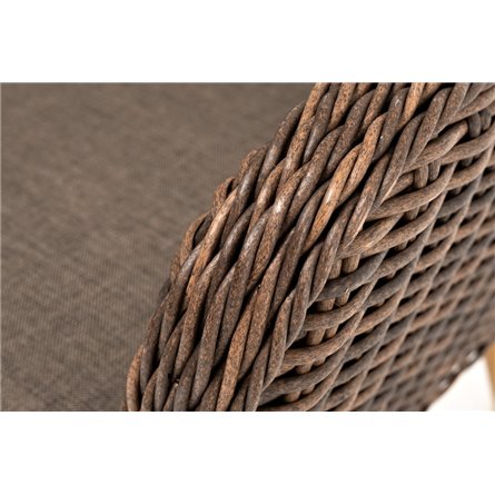 "Прованс" кресло из искусственного ротанга, цвет коричневый
