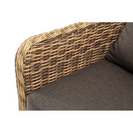 "Прованс" кресло из искусственного ротанга, цвет соломенный