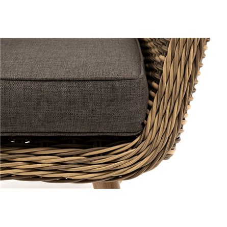 "Прованс" кресло из искусственного ротанга, цвет соломенный