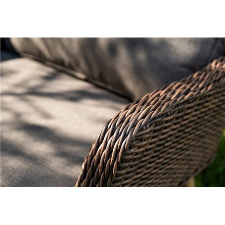 "Прованс" лаунж-зона плетеная из искусственного ротанга, цвет коричневый