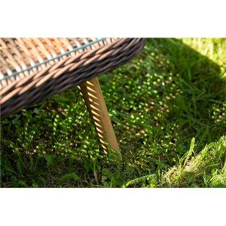 "Прованс" лаунж-зона плетеная из искусственного ротанга, цвет коричневый