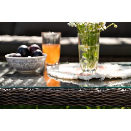 "Прованс" лаунж-зона плетеная из искусственного ротанга, цвет коричневый