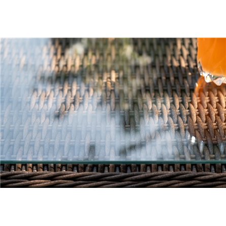 "Прованс" лаунж-зона плетеная из искусственного ротанга, цвет коричневый