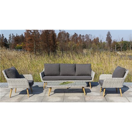 "Прованс" столик журнальный из ротанга, цвет соломенный