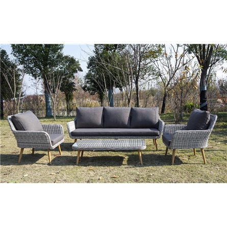 "Прованс" столик журнальный из ротанга, цвет соломенный