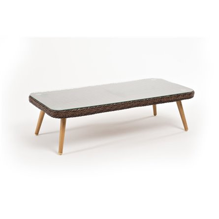 "Прованс" столик журнальный из ротанга, цвет коричневый