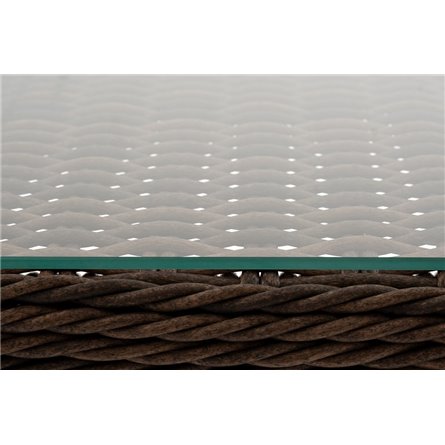 "Прованс" столик журнальный из ротанга, цвет коричневый