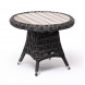 "Равенна" кофейный стол из искусственного ротанга, цвет графит