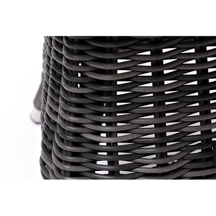 "Равенна" кофейный стол из искусственного ротанга, цвет графит