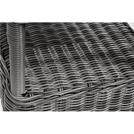 "Рим" комплект шезлонг со столиком, цвет графит