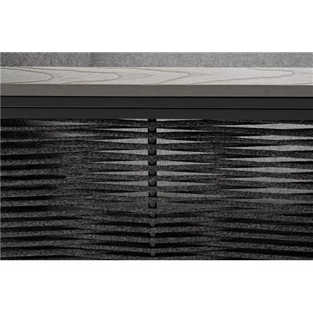 "Сан Ремо" диван 2-местный плетеный из роупа, каркас алюминий темно-серый, роуп серый, ткань серая