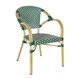 "Кабри" плетеный стул из искусственного ротанга, цвет зеленый