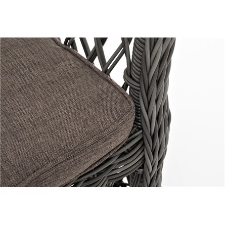 "Сицилия" плетеный стул из искусственного ротанга, цвет графит