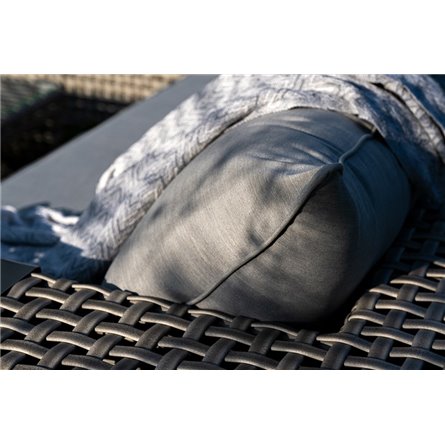 "Тито" лаунж-зона из искусственного ротанга, цвет серый