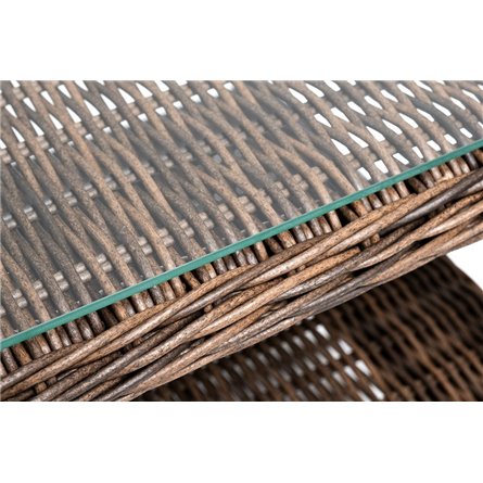 "Толедо" лаунж-зона из искусственного ротанга, цвет коричневый