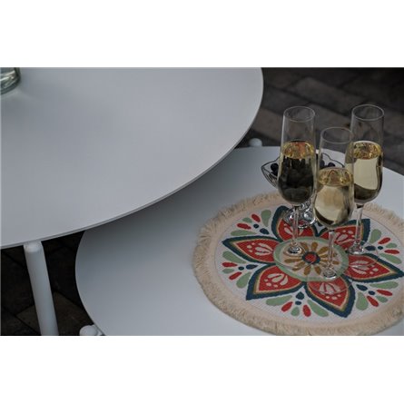 "Тоскана" лаунж-зона из искусственного ротанга, цвет соломенный